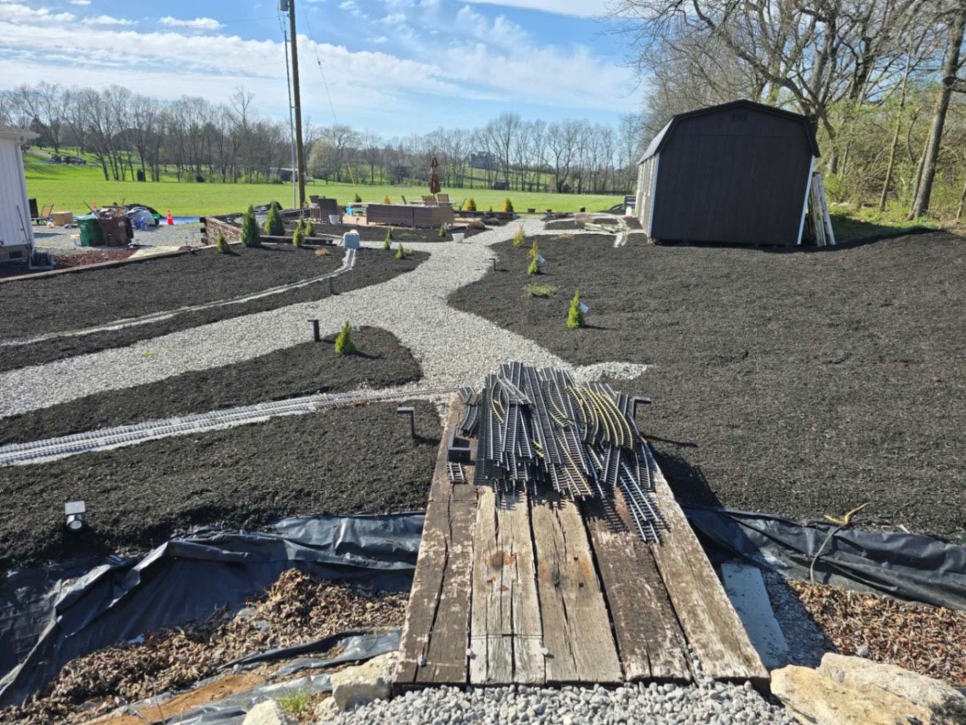 Acreage landscape build
