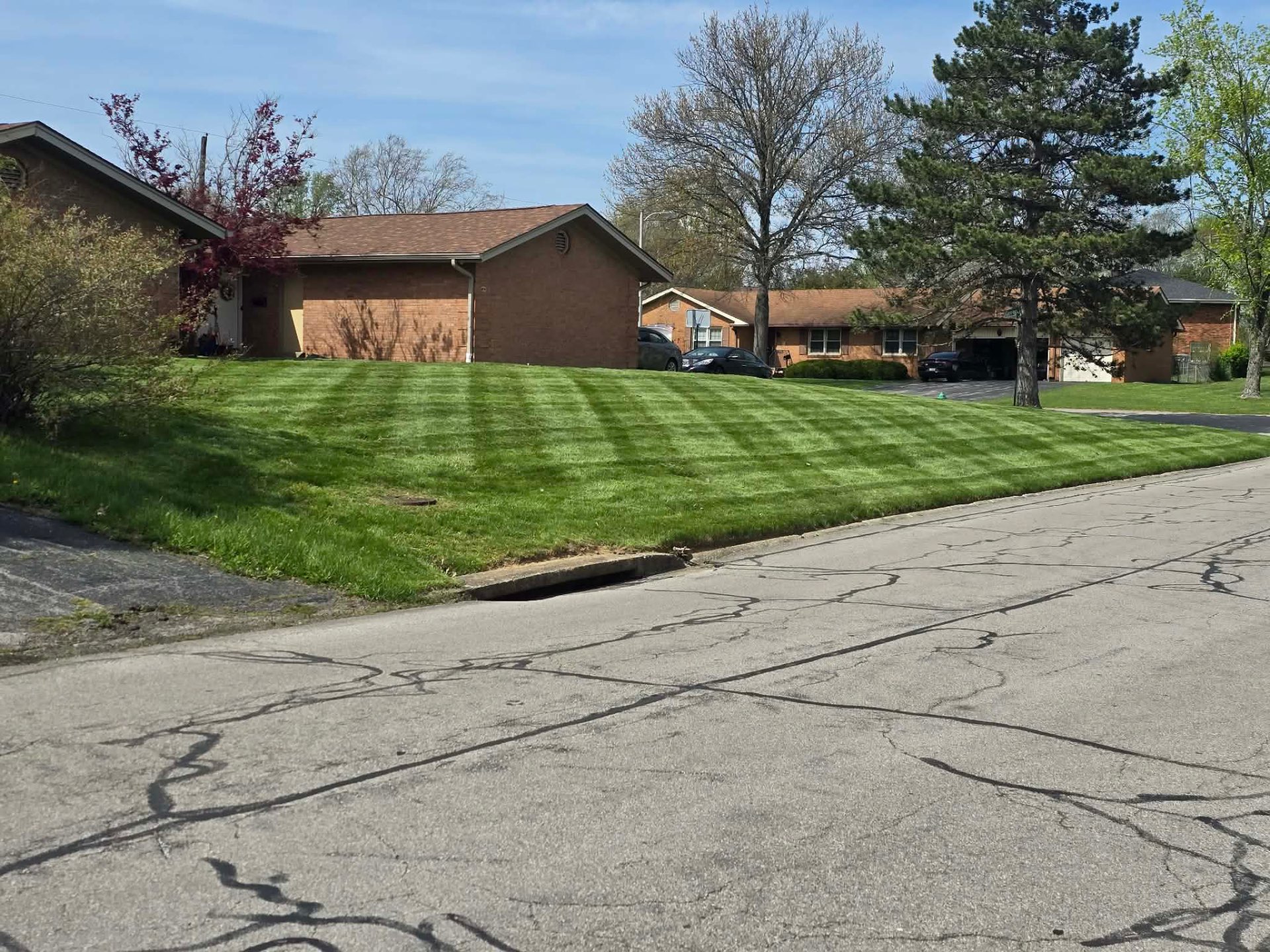 Curb-side checkerboard